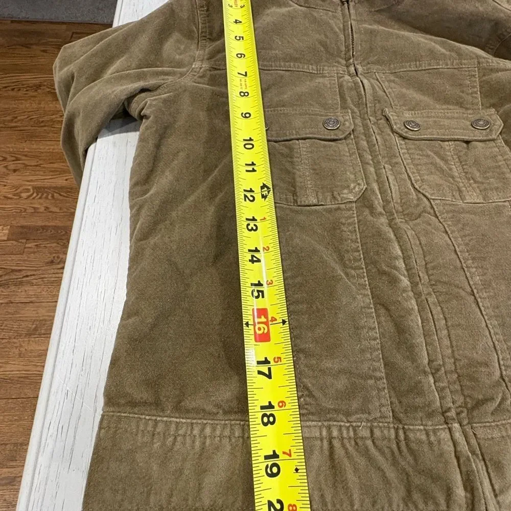 GAP Girls Olive Velvet Jacket